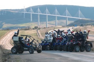  Besuchen Sie das Millau-Viadukt im Quad 